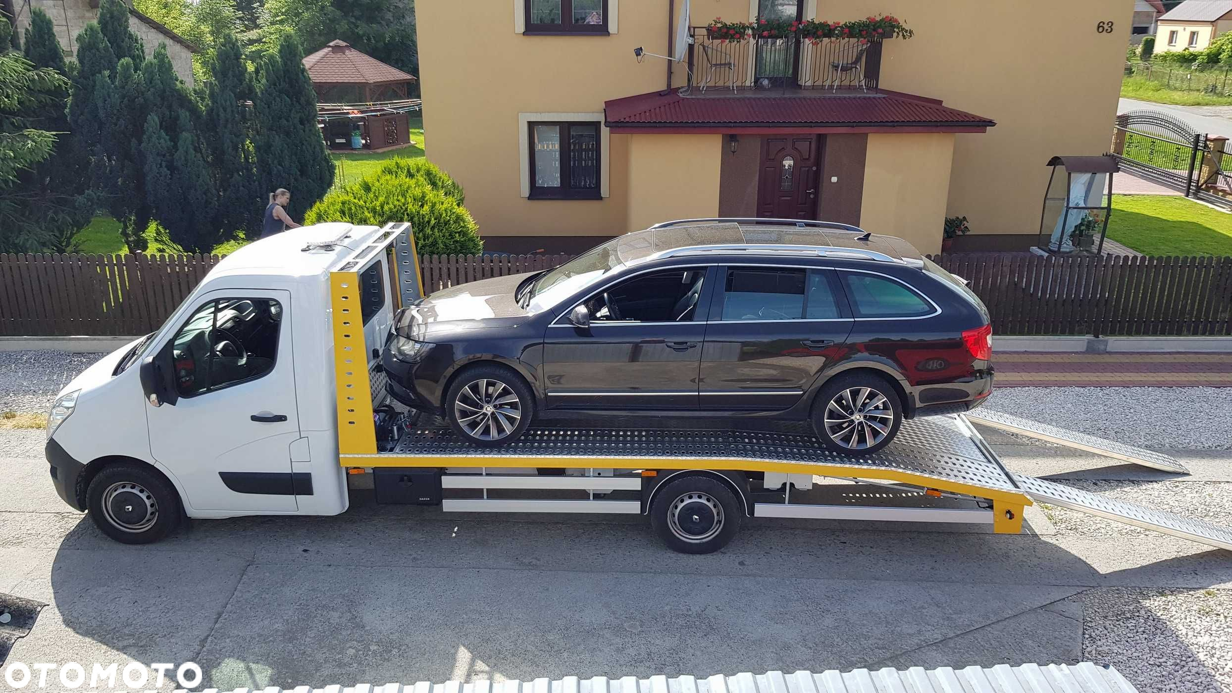 Renault Master Zabudowa laweta najazd nowa produkcja MOTO-LUK - 7