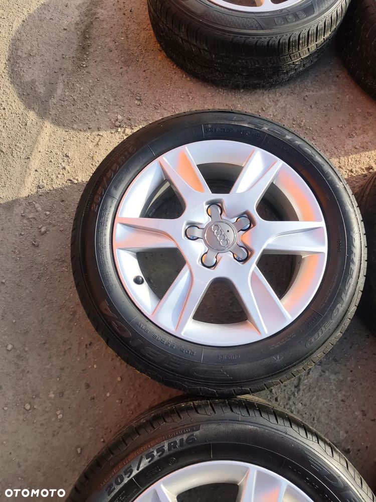 5x112 Alufelgi Felgi Aluminiowe Oryginalne 16 Koła Letnie Lato AUDI A3 8P 8P0 A4 B5 B6 A6 C5 VW SEAT SKODA 6,5mm 22r. Legnica ALU-RAD 205/55 - 6