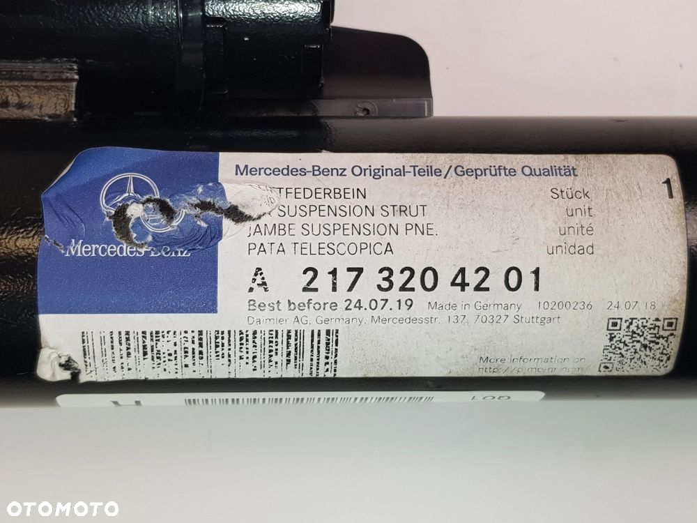 NOWY ORYGINALNY Amortyzator Prawy Tył Mercedes w217 C217 A2173204201 - 5