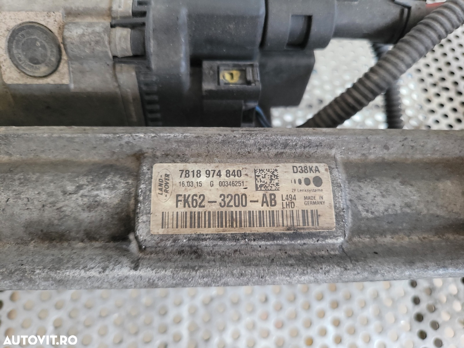 Caseta Directie Electrica Land Rover Range Rover Sport L494 Volan Stanga Aproape Noua 22.000 Km Cod FK62-3200-AB An 2015-2016-2017-2018 Completa Cu Garantie - 7