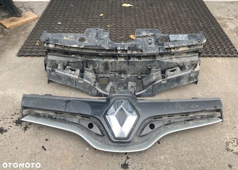 Renault Kangoo 2 II LIFT 3 III ATRAPA grill zderzaka pas górny podstawa grilla wzmocnienie górne czasza 620364016R 623101381R - 4