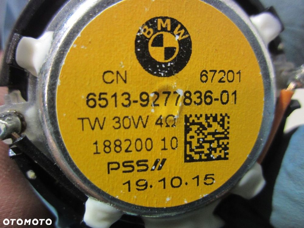 BMW X3 F25 F15 X5 X4 F26 GŁOŚNIK WYSOKOTONOWY TOP HIFI 65139277836 9277836 - 6