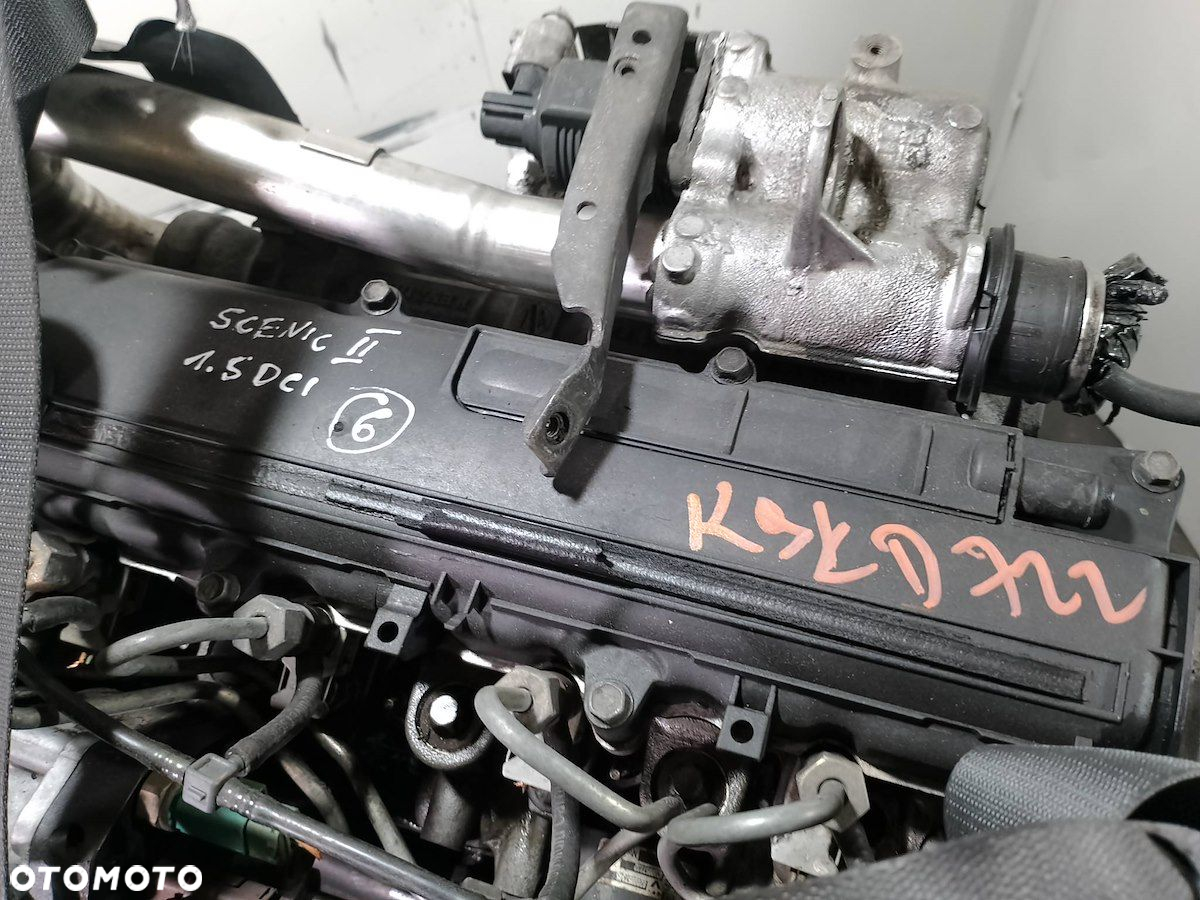 SILNIK RENAULT SCENIC II ( 03-09 ) 1.5 DCI K9KD722 - 10
