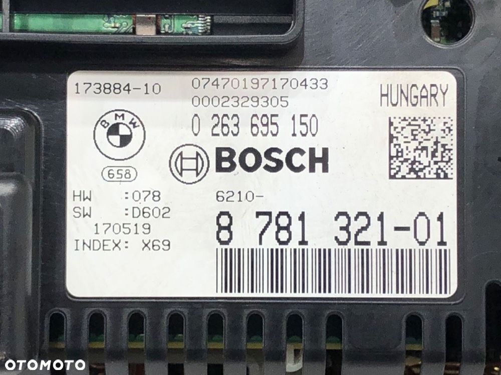 LICZNIK  BMW X6 (F16, F86) 2014 - 2019 xDrive 30 d 190 kW [258 KM] olej napędowy 2014 - 2019 - 4