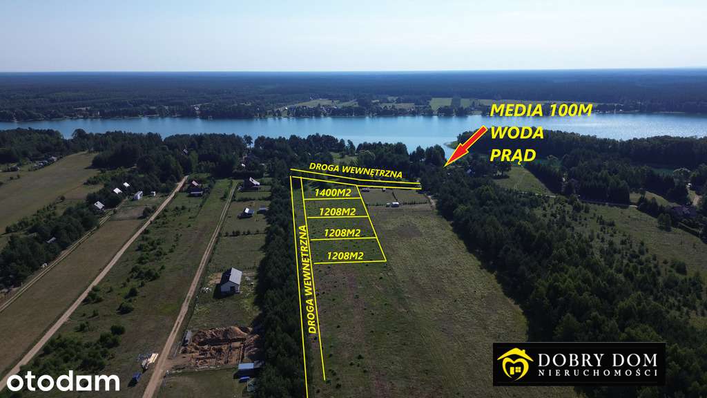 Okazja*4działki budowlane nad Serwami - Pełny obrazek: 2/8