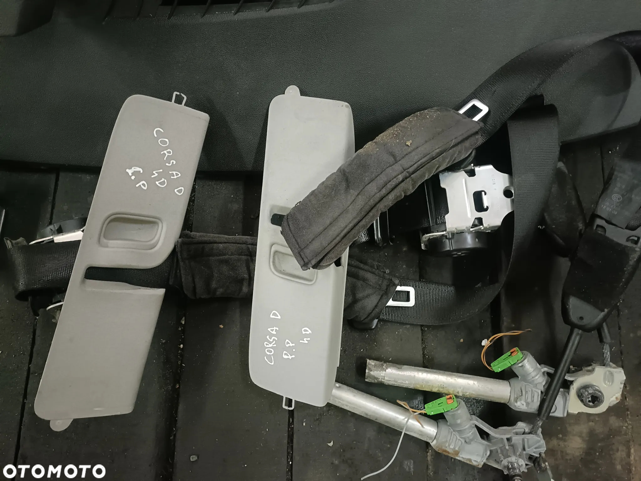 OPEL CORSA D 06-11 r. deska rozdzielcza + pasy lewy i prawy przód + AIRBAG + moduł + - 7