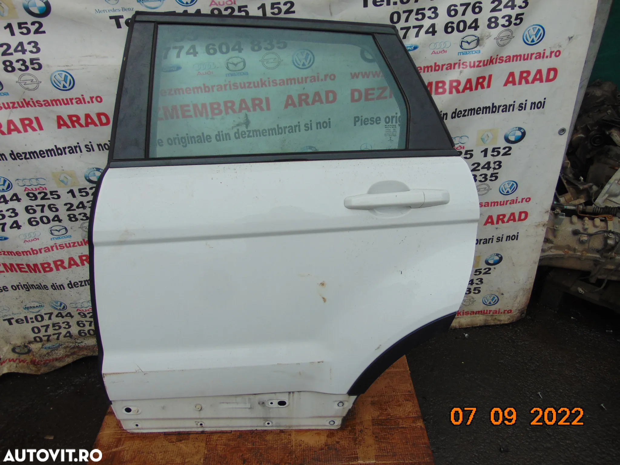 Usa Range Rover Evoque 2011-2018 usi fata spate stanga dreapta alba albe dezmembrez - 3