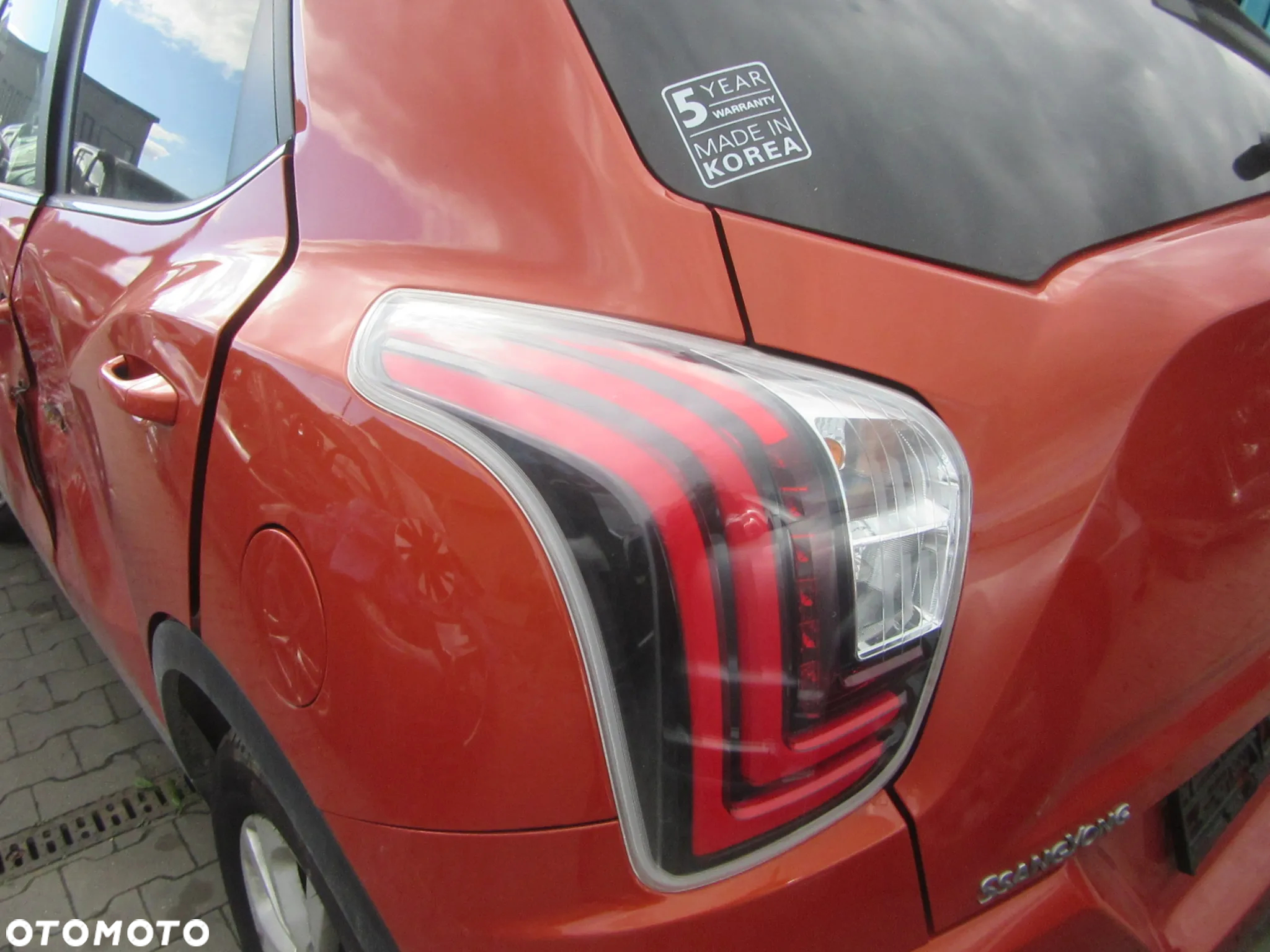 LAMPA TYŁ SsangYong Tivoli Lift 2019 Wszystkie części - 2