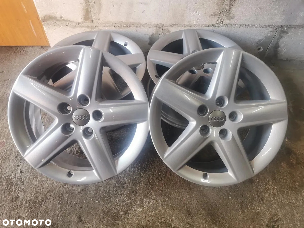 ALU FELGI 5X112 R17 ET55 7.5J AUDI SKODA SEAT VW JAK NOWE! - 4