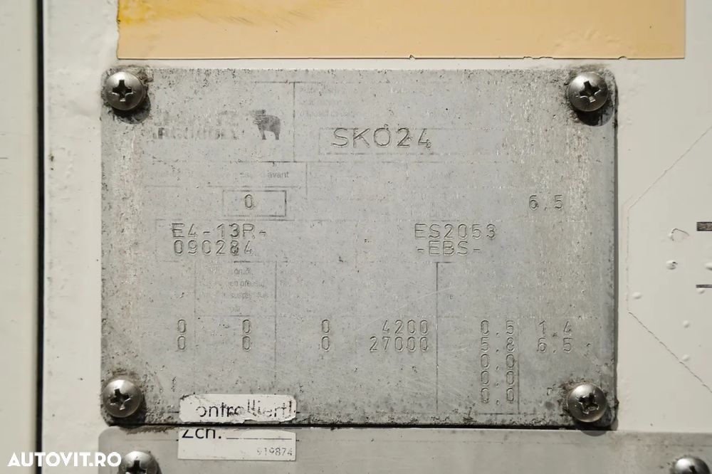 Schmitz Cargobull / REFRIGERAT / UNITATE THERMO KING SL-200 E / AXĂ RIDICATĂ / AXE SAF / - - 30