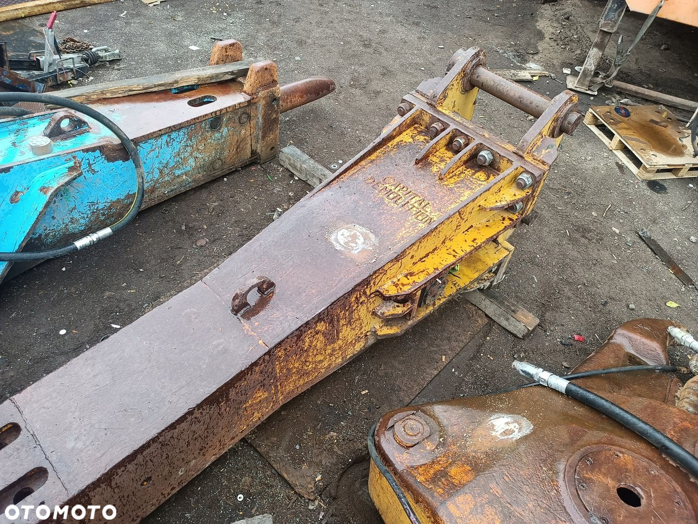 MŁOT MLOT hydrauliczny Wyburzeniowy kruszący fi 80 90 800 900 3050 KG - 3