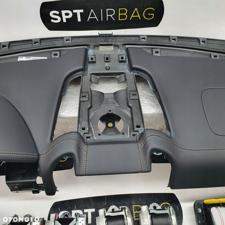 PORSCHE CAYENNE II 2 LIFT DESKA ROZDZIELCZA KONSOLA KOKPIT PULPIT PODUSZKI AIRBAG AIR BAG PASY KIT SET - 3