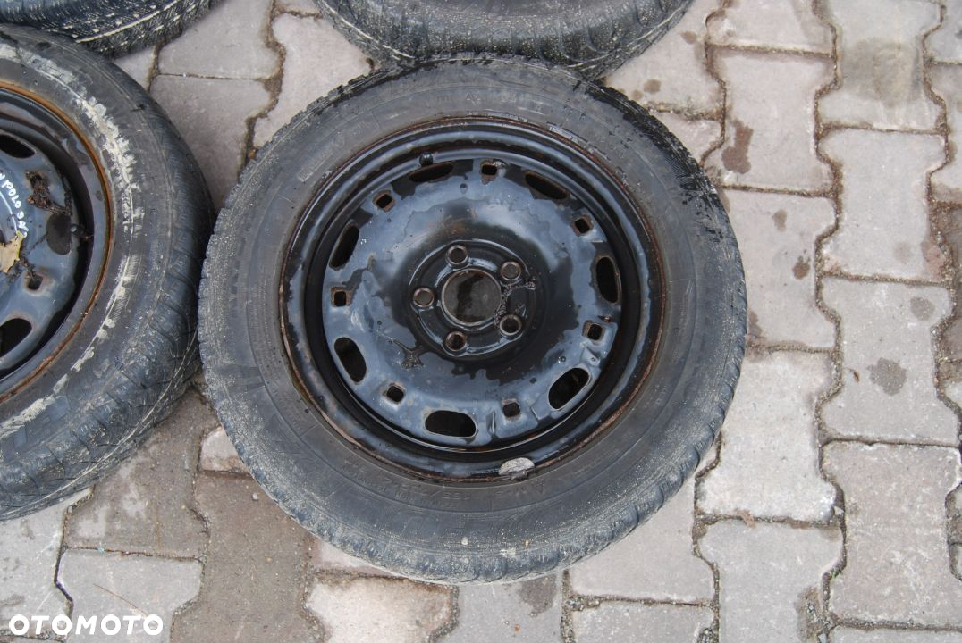 KOŁA FELGI STALOWE + OPONY ZIMOWE 165/70R14 5X100 6Q0601027H ET35 6J VW POLO IV SEAT SKODA 6Q0601027C - 4