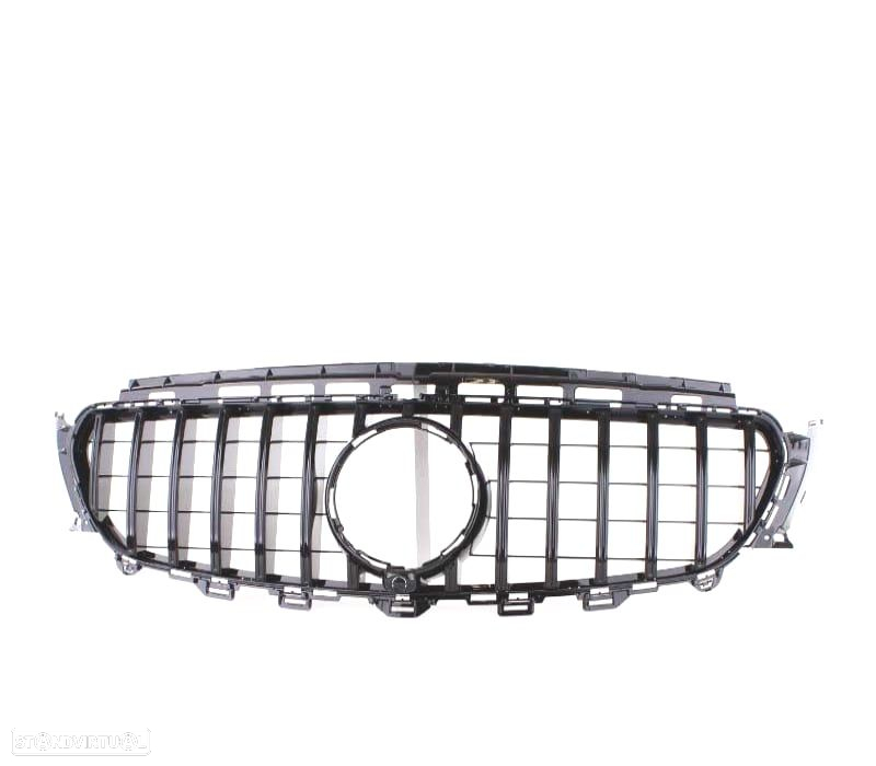 GRELHA FRONTAL MERCEDES W213 16-18 LOOK GT PRETO BRILHO - 4
