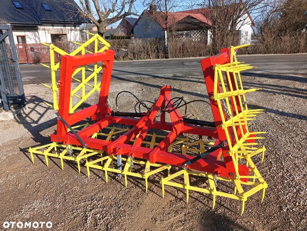 BRONY POLOWE HYDRAULICZNIE składane CIĘŻKIE *5pól *2 siłowniki *20 ząb - 15