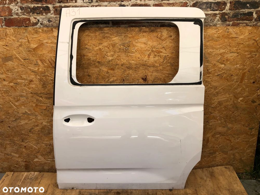 A31. Drzwi Przesuwne Lewe Tylne Volkswagen Caddy IV Long Białe 2K4843207L (OD 2020R - ) - Wysyłka - 1