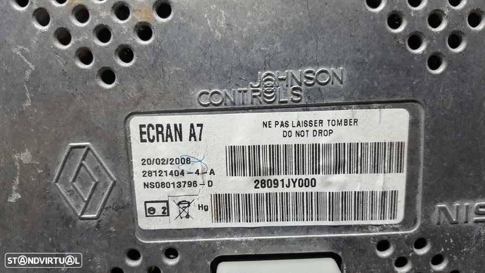 TELA/ECRÃ MULTIFUNÇÕES RENAULT KOLEOS DYNAMIQUE PACK1 - 3