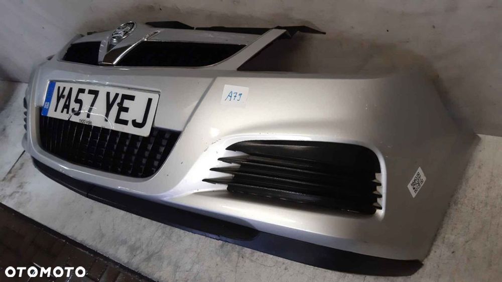 * ZDERZAK PRZÓD PRZEDNI OPEL VECTRA C LIFT FL Z157 SREBRNY - 3