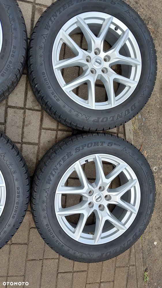 Komplet kol zimowych Volvo OE 31423851 7.5" x 18" 5x108 ET 50,5 235/60r18 zima - 3