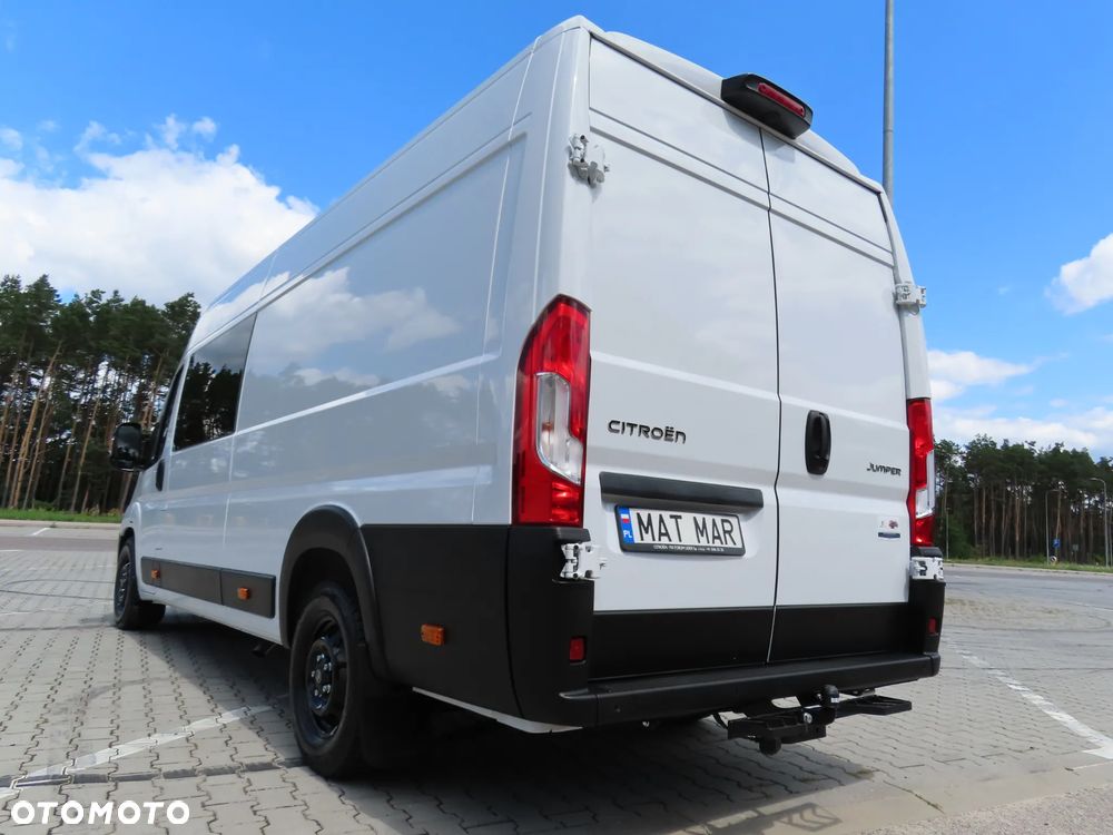 Citroën JUMPER Heavy 2.2 H3-Power 180 KM AT8 Automat L4H2 MAXI DOKA Dubel Brygadowy MIXTO 7-Mio Os.+1025 Kg Ład. Rozstaw Osi 4035 mm WZMACNIANY FULL OPCJA Wyposażenia Gwarancja Fabryczna HAK 3000 KG Stan Auta Jak Z Salonu NOWY - 10