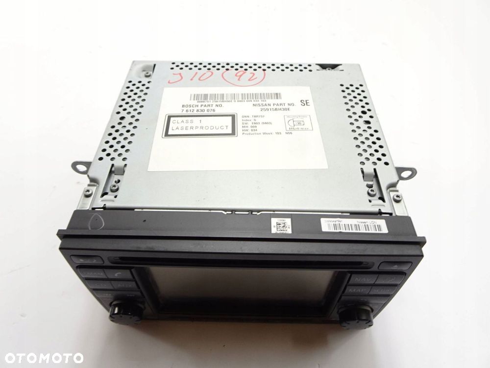 radio cd nissan qashqai j10 lift 10-13 r. - 2