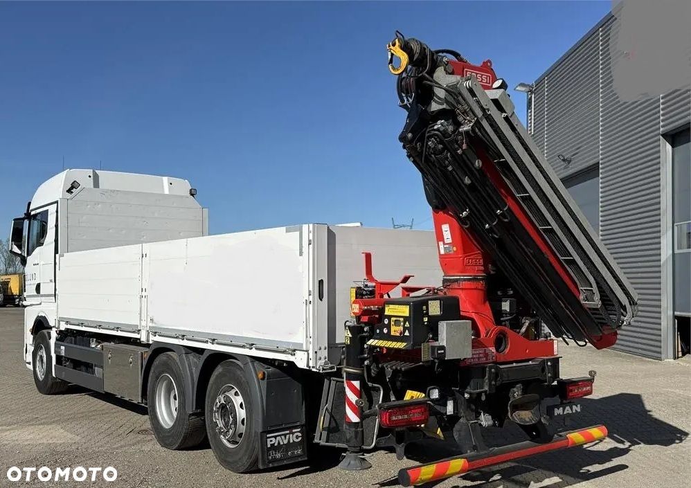MAN TGX 26.470 6x2-4  OŚ PODWIESZANA - SKRĘTNA, HDS Dzwig Żuraw Fassi F235 + 5/6 funkcja chwytak/rotator + RADIO!!! Skrzynia 660x250cm - 4