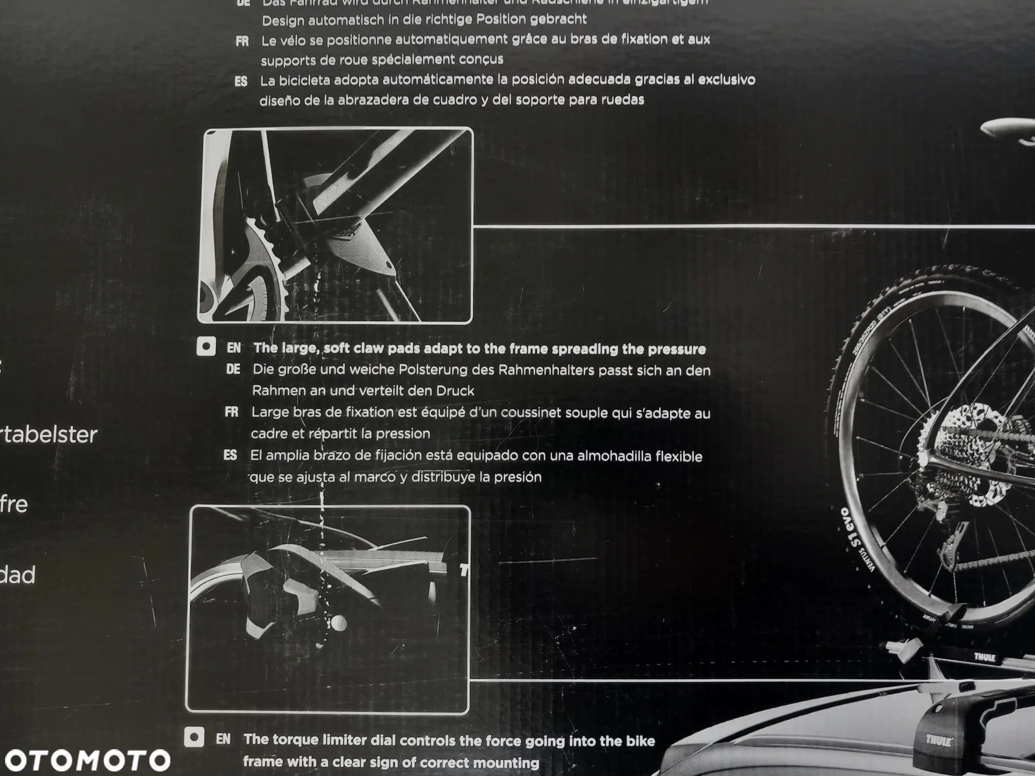 Uchwyt do przewozu roweru Thule Expert 298 2143360 - 5