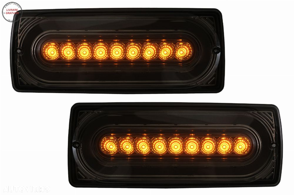 Stopuri Full LED Mercedes W463 G-Class (1989-2017) Semnal Secvential Dinamic Fumur- livrare gratuita - 10
