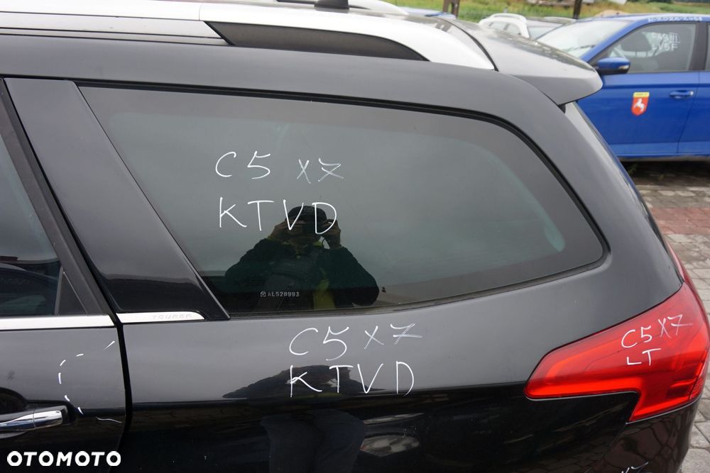 SZYBA KAROSERYJNA TYLNA LEWA BOCZNA C5 III X7 KOMBI  CITROEN 2008-2017 - 2