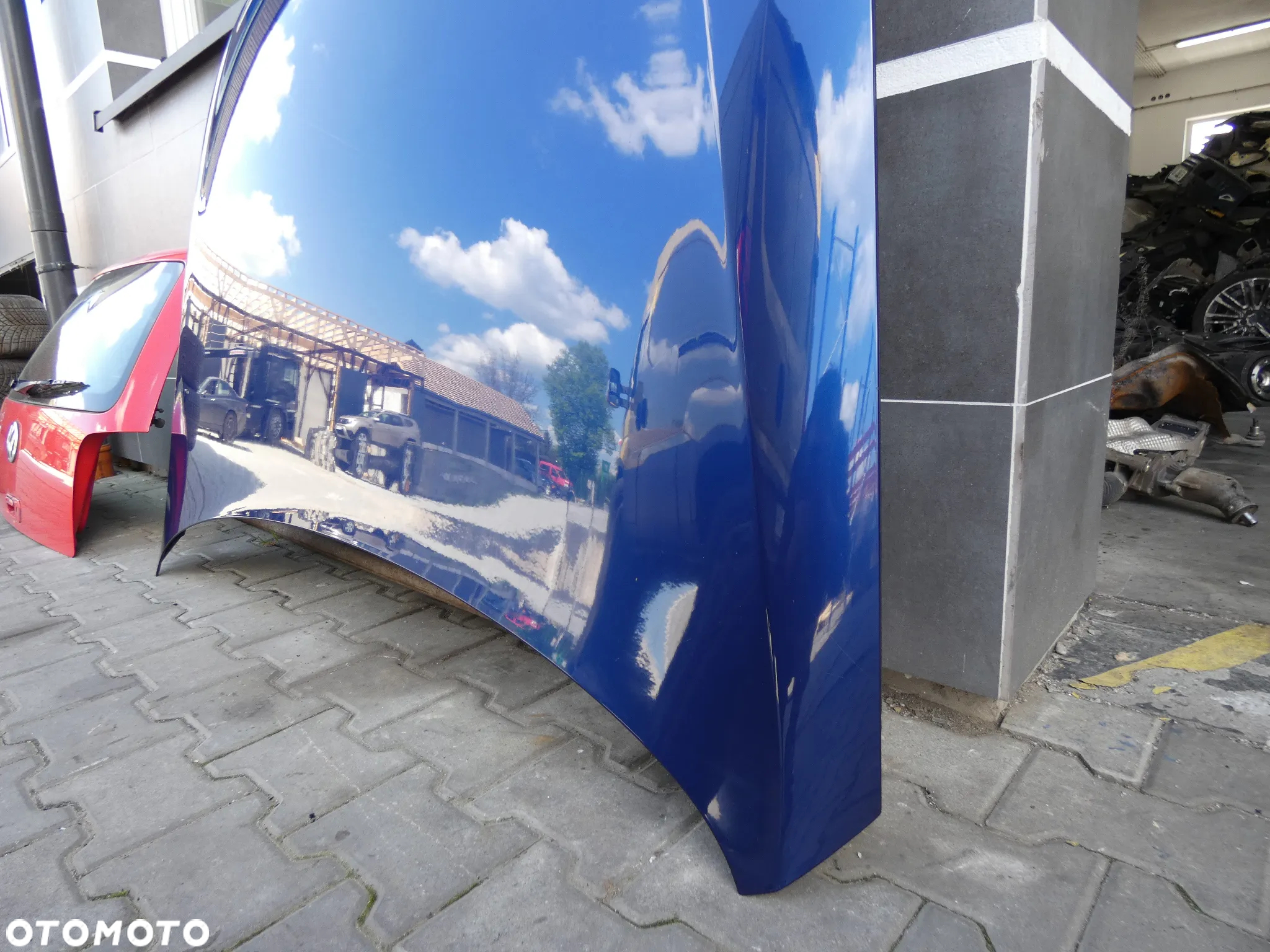 VW PASSAT B6 MASKA PRZÓD PRZEDNIA POKRYWA SILNIKA NIEBIESKA LD5Q GORLICE - 3