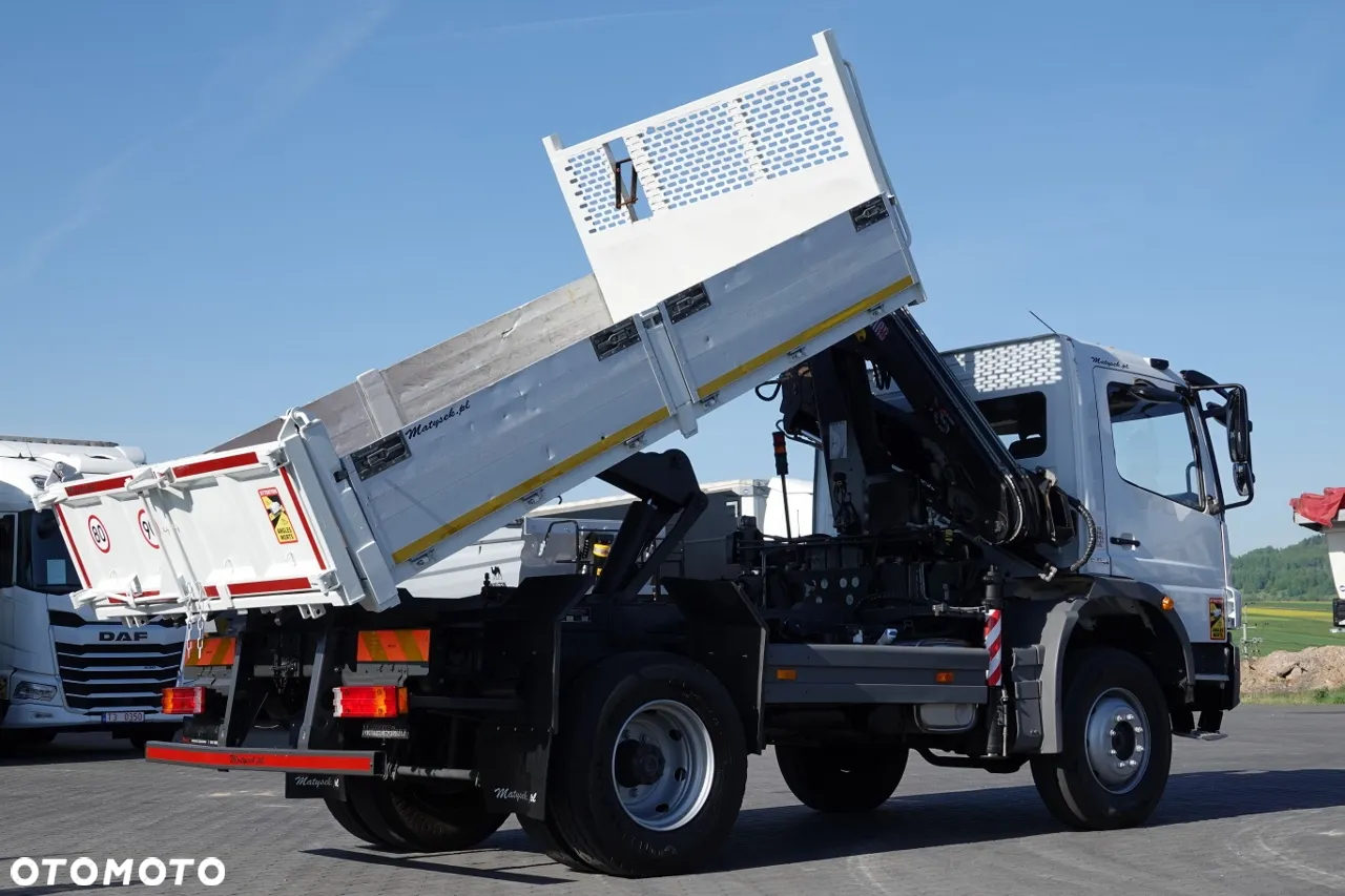 Mercedes-Benz ATEGO 16.24 / 4X4 / WYWROTKA + HDS HIAB 111 BS-2  / PILOT /  ROTATOR /MANUAL - 12