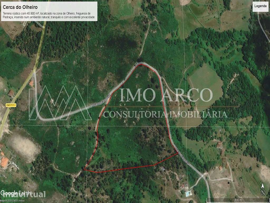 Terreno Rústico com 45.900 m² - Pedraça, Cabeceiras de Basto - Grande imagem: 2/22