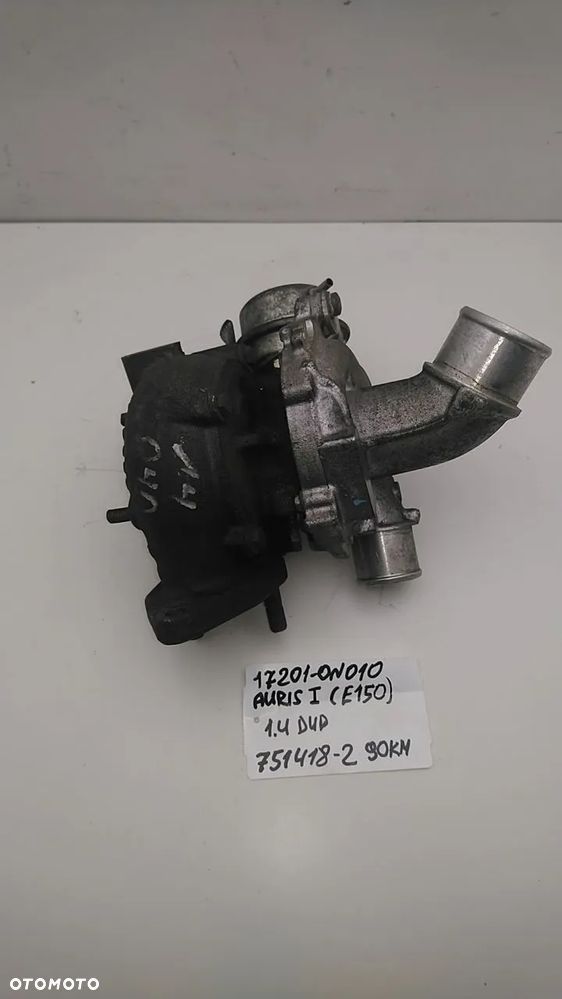 TURBOSPRĘŻARKA TOYOTA 1,4 D4D COROLLA YARIS VERSO - 2