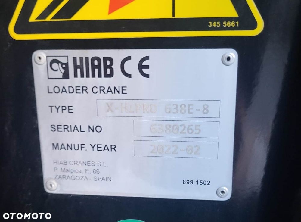 HDS HIAB HIPRO 638 E 6 Sterowanie Radiowe JTB - 19