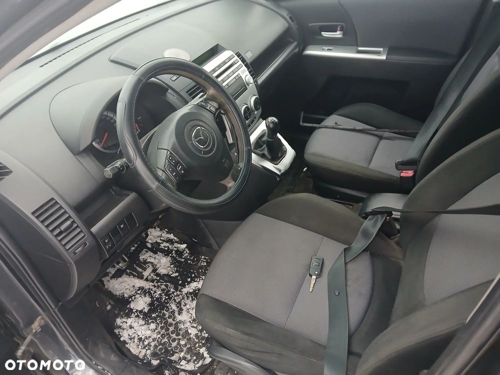 mazda 5 fotel kanapa deska kokpit podsufitka boczek podłokietnik licznik panel szyb stacyjka - 2