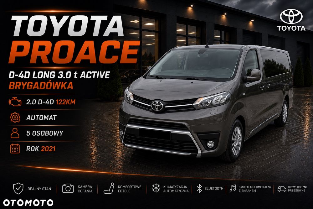 Toyota ProAce D-4D Long 3,0t Active (bryg.), 2021