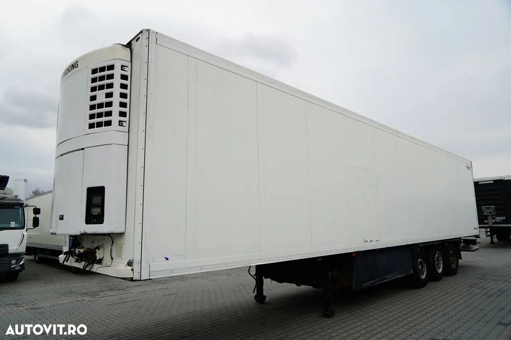 Schmitz Cargobull / REFRIGERAT / THERMO KING / DHOLLANDIA LIFT / COȘ PENTRU PALEȚI / SAF - 4