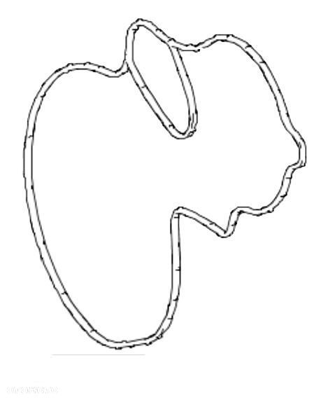 MERCEDES BENZYNA M176 M177 M178 Uszczelka termostatu OE - 1