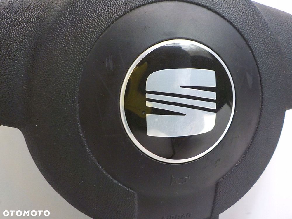 SEAT ALTEA LEON II TOLEDO III KIEROWNICA SKÓRA MULTI AIRBAG - 8