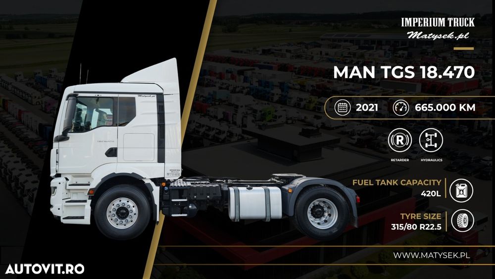 MAN TGS 18.470 / SISTEM HIDRAULIC / RETARDER / NAVIGAȚIE RIO / CABINĂ JOASĂ / - 3