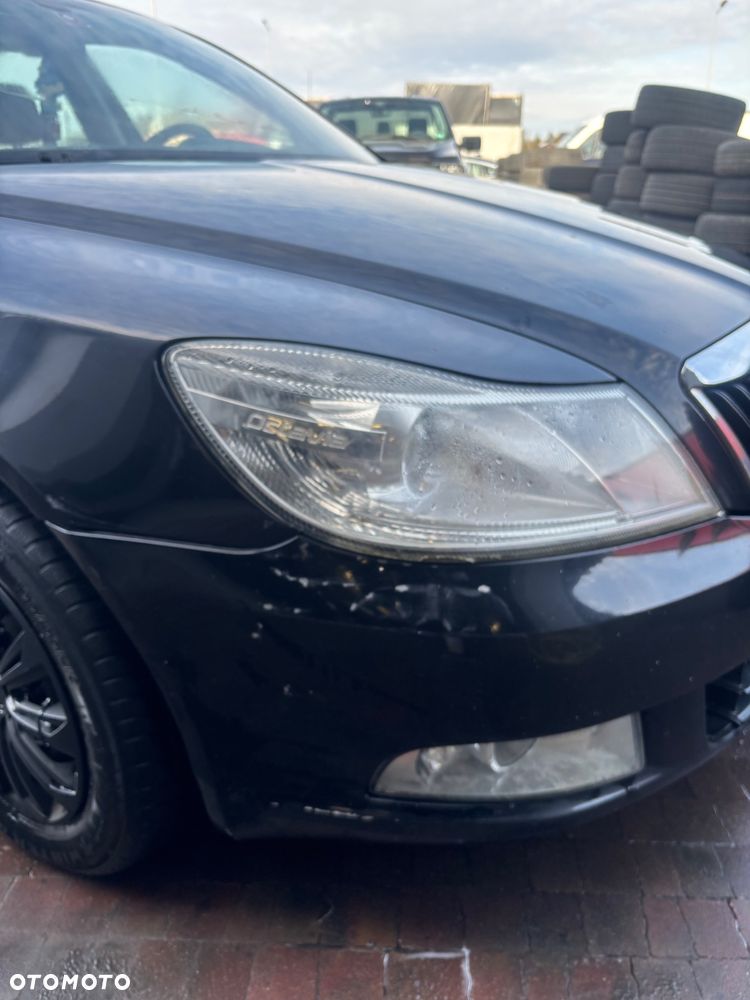 SKODA OCTAVIA II 2 KOMPLETNY PRZOD MASKA ZDERZAK BLOTNIKI PAS PRZEDNI CHLODNICE LAMPY XENON - 2