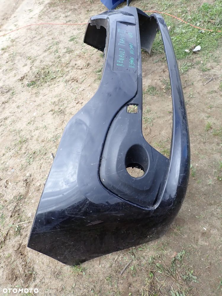 RENAULT TRAFIC III NISSAN NV300 ZDERZAK PRZÓD PRZEDNI 4xPDC SPRYSKI - 3