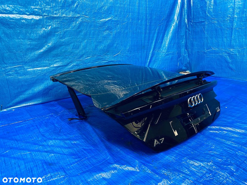 KLAPA TYŁ TYLNA BAGAŻNIKA AUDI A7 C7 4G SPORTBACK 2011- S-LINE ; CZARNA LAKIER LY9B ORYGINAŁ KOMPLETNA - 5