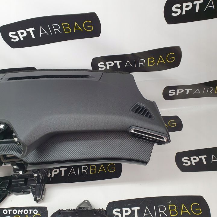 PEUGEOT 208 2008 II 2 DESKA ROZDZIELCZA KONSOLA KOKPIT PULPIT PODUSZKI AIRBAG AIR BAG PASY KIT SET - 4