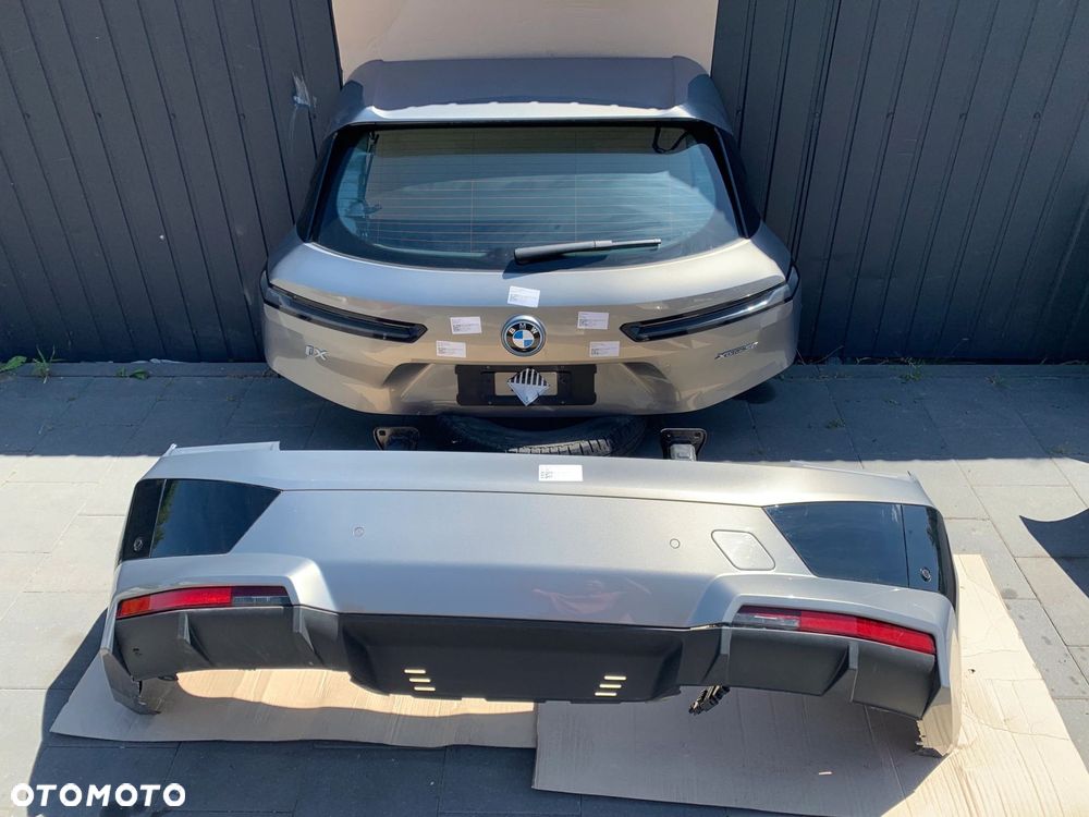 KOMPLETNY TYŁ KLAPA ZDERZAK LAMPY BELKA BMW IX I20 C4A OXIDE GREY II - 1