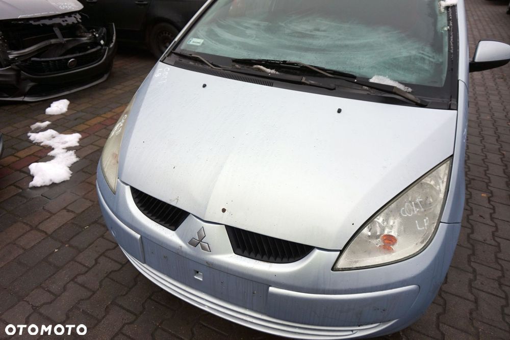 MASKA ZDERZAK BŁOTNIKI LAMPY COLT VI Z30 T42  MITSUBISHI 2004-2008 SREBRNY PRZÓD KOMPLETNY - 3