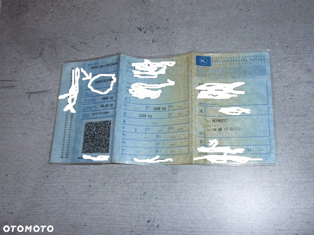 Inny PRZYCZEPA JEDNOOSIOWA ,TANDEM zarejestrowana w kraju uszkodzona - 20