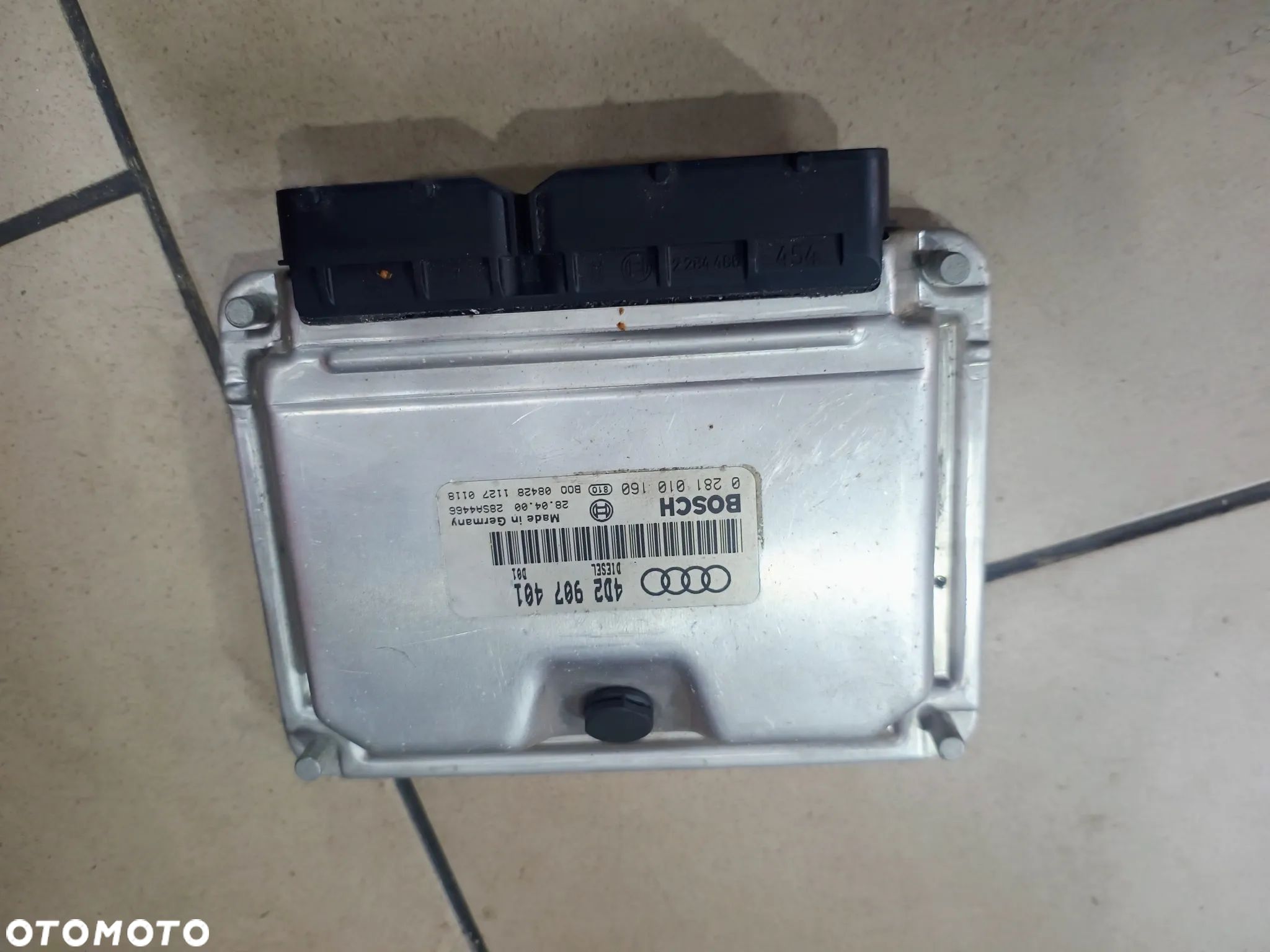 Audi A8 D2 komputer sterownik silnika BOSCH 4d2907401 - 1