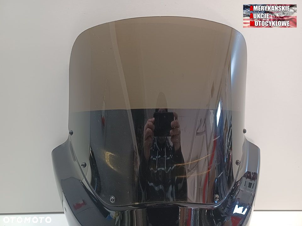 Owiewka, czarna, wysoka dla Harley Davidson Dyna Street Bob FXDB Low Rider FXDL - 4