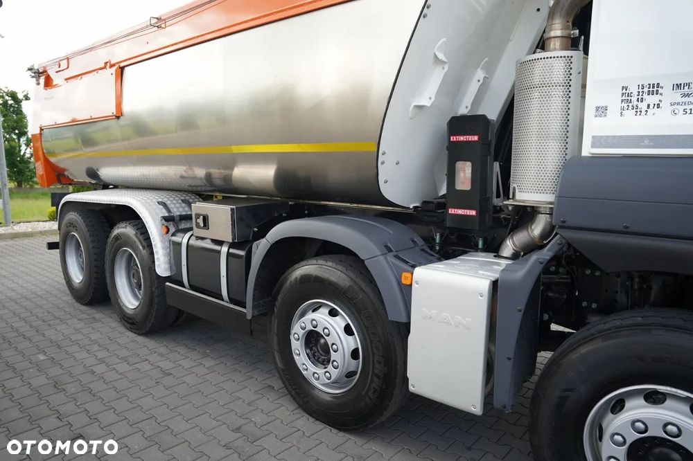 MAN TGS 35.500 / 8x4 / WYWROTKA TYLNOZSYPOWA  MEILLER / OCIEPLANA / DO ASFALTU /  HYDROKLAPA / NAVI / 2021 ROK - 20